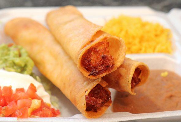 chicken flautas