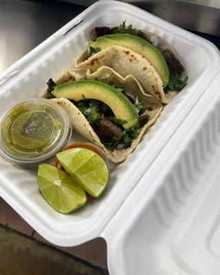 Tacos de asada.