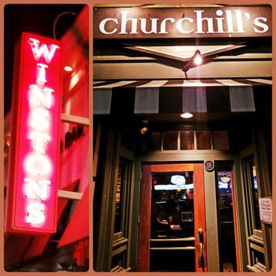 Wow ! These 2 bars next to each other say Winston/ Churchill