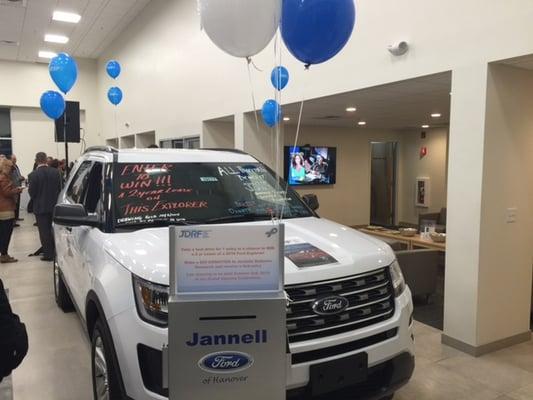 JDRF Fundraiser and New Ford Explorer Giveaway!