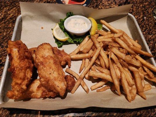 Blonde fish and chips