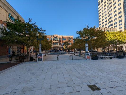 This is an overall view of the plaza.  Photo taken September 23, 2022.