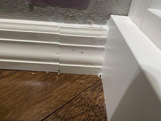 More baseboards cut too short