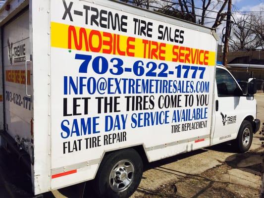 Thumbs up!...Great experience using their mobile tire service today!!