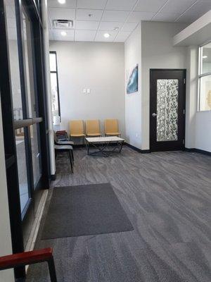 Waiting room area.