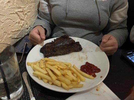 Churrasco with french fries