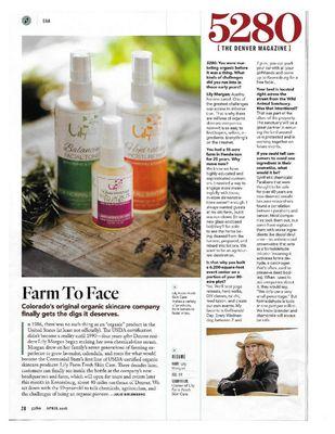 5280 Magazine on our founder, Lily Morgan. http://www.5280.com/2018/03/meet-lily-morgan-founder-of-colorados-o-g-organic-skincare-line/