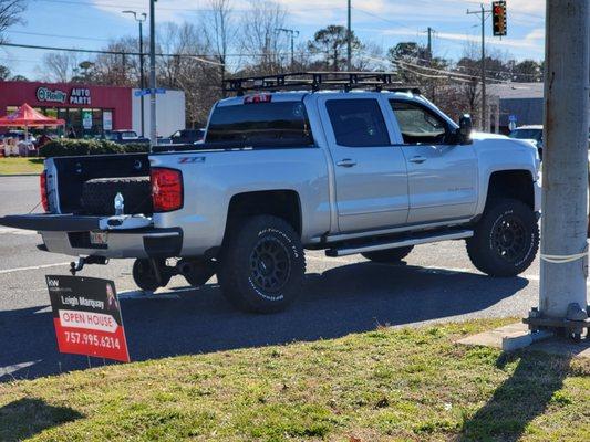 Military Hwy between Orielly's and Autozone.