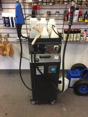 Scarpavapor shoe and bag sanitizing And cleaning machine