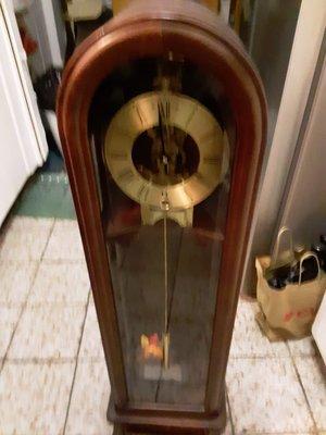 Hello I overwind my clock and it broke went can I bring it in to get it fix  3 feet by 6 inches