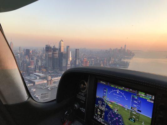 Flight up the Hudson, a great experience