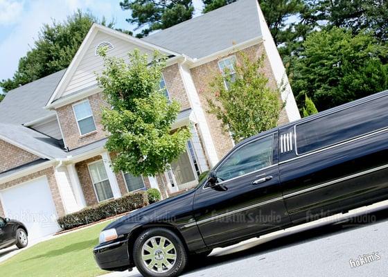 One of our limos in action. Photo courtesy of Hakim's Studio