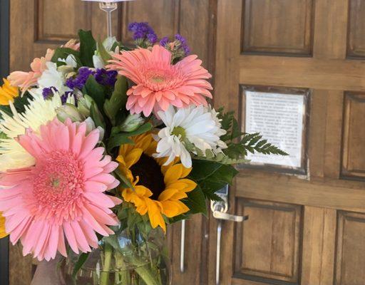 sunflower & daisy bouquet