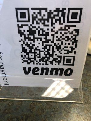 We accept Venmo for your convenience