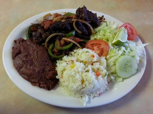 $11.00 - Steak Fajitas - 2 Stars - My guest said it was the worse, rubbery, chewy fajita meat he exert tried to eat.