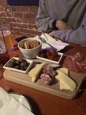 Cheese and meat board