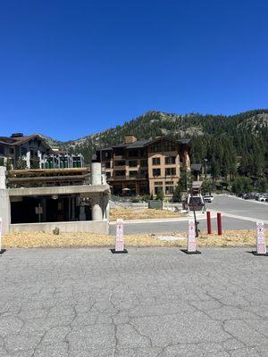 The squaw resort is right next door