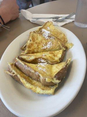 French Toast Dusted with Powdered Sugar