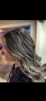 Full head highlights , and style by Jaydee