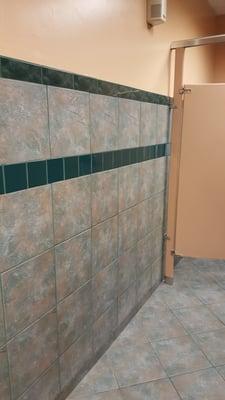 Tile in restroom- very nice.