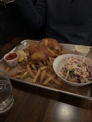 $18 fish and chips.