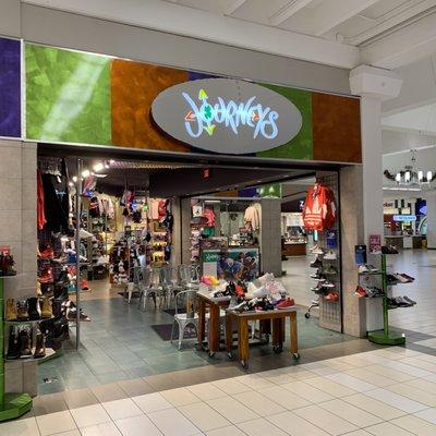 Front of Journeys in Sikes Senter.