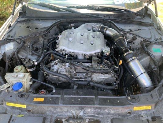 Engine bay detail with help from guys at Detail Garage BP!