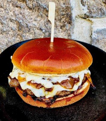 French Onion Burger