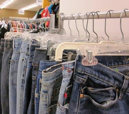 Jeans, jeans & more jeans--can't have too many in your closet!