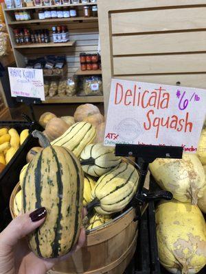 Delicata Squash - delicate and sweet!