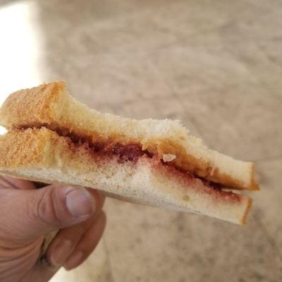 PB&J sandwich.