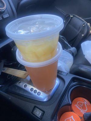 Pineapples & the LI wasn't too sweet, but also didn't lack sugar - the absolute best! I'm from the south & we know ice tea!