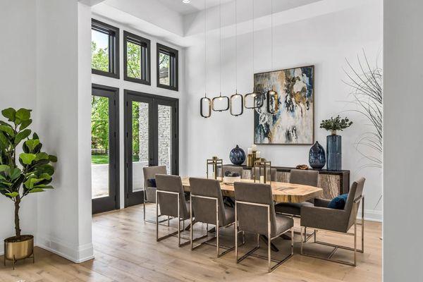 Dining room, full home interior remodel by Dream Home Remodeling, leading General Contractors in Santa Clara, CA