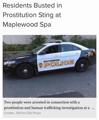 Prostitution sting occurred on premise of a medical facility where Maplewood residents take their children to dentist