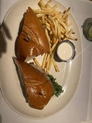 French dip with fries