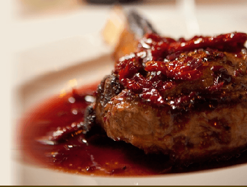 stuffed milk fed veal chop