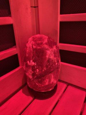 Himalayan Salt in the regular infrared