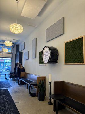 Wall seating and decor