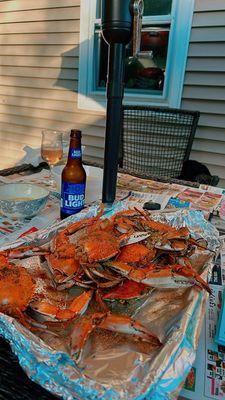 Blue crabs