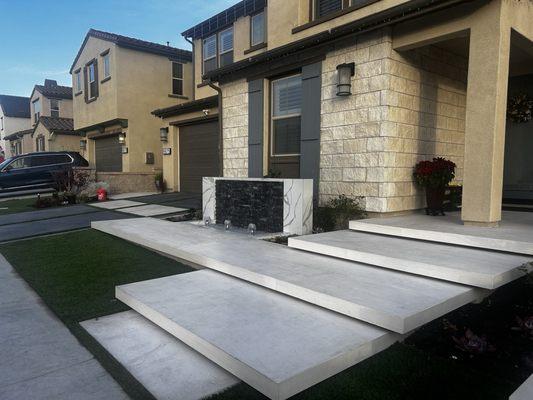 Front Landscaping with Steps