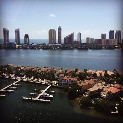 View From The 7000 Building On Williams Island.