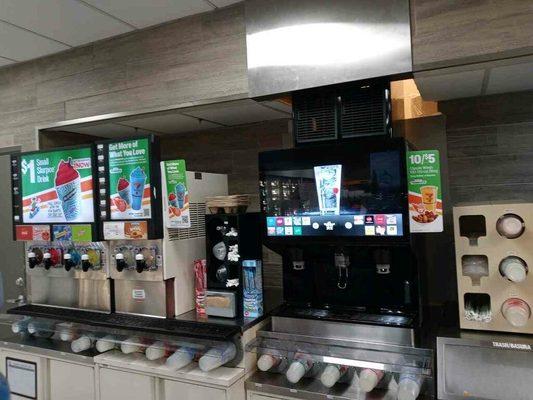 Digital Touch screen Soda dispenser and Slurpee dispenser