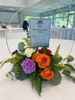 Centerpieces for ATU Project Lead did not disappoint!