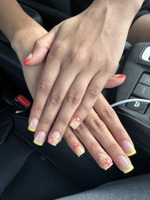 acrylic nails for $65