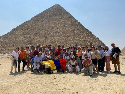 Nuestro grupo de  Excursion  en el Cairo