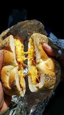 Bacon, egg and cheese