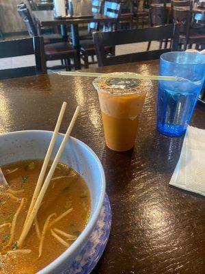 Thai Tea and Chicken Pho