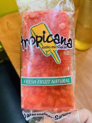 Watermelon popsicle (water based)