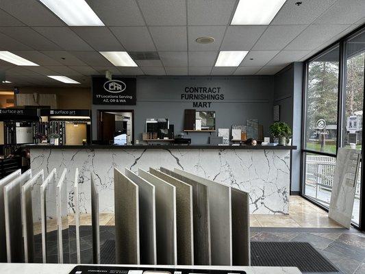 Front desk with friendly and helpful staff