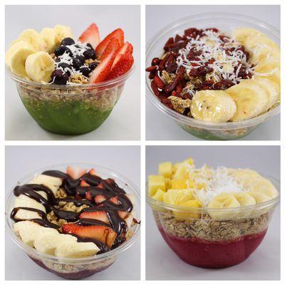 Graviola, Acai, & Pitaya Bowls